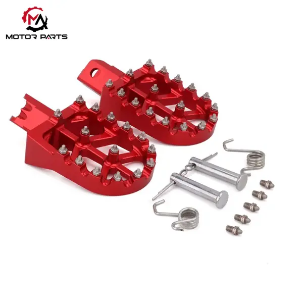 CNC fotpinnar i aluminium för Sur-Ron Light Bee CRF150F CRF230F Dirt Bike Fotstöd