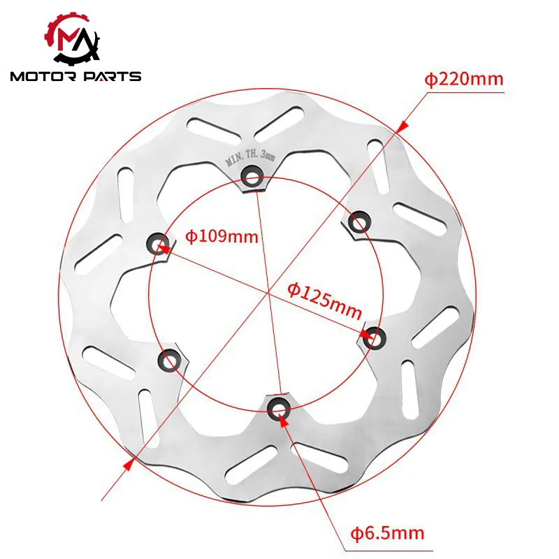 KTM terrängfordon bromsskiva bak